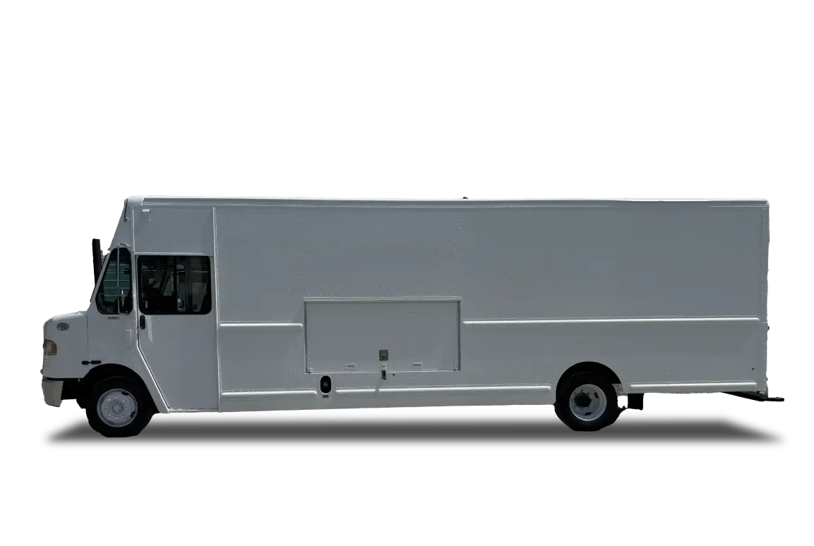 Step van, side view
